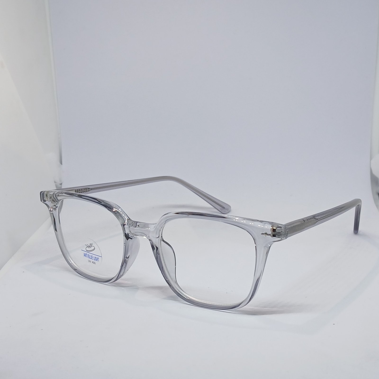 Grey Transparent Blue-cut Frame With Rod