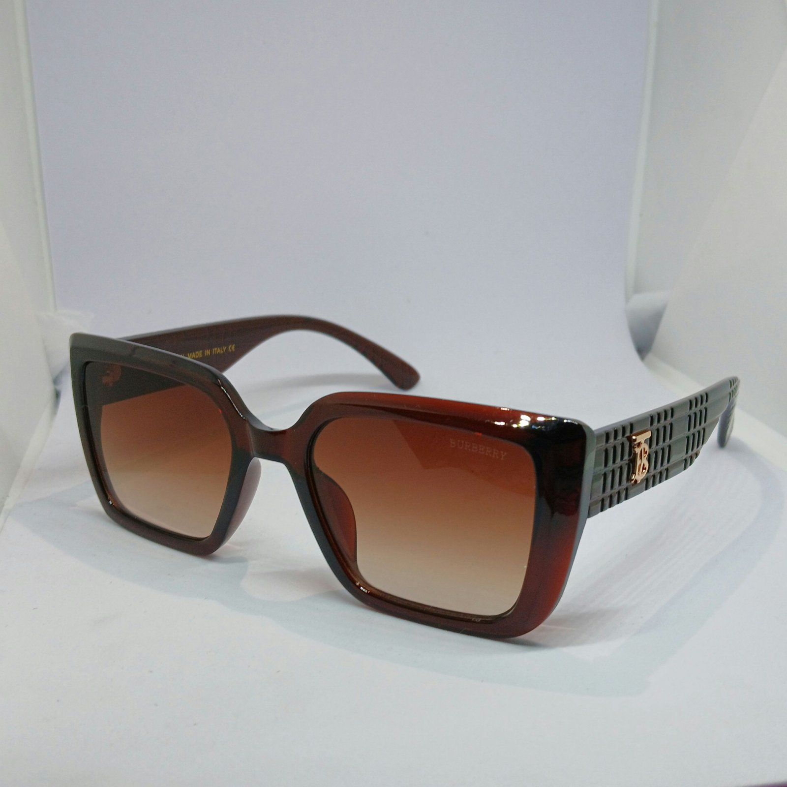 Brown Shaded Square Sunglasses